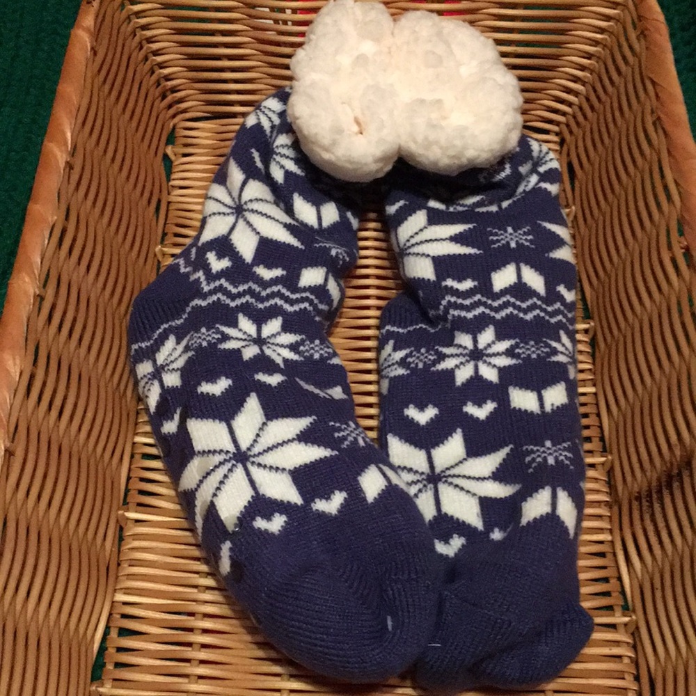 Fleece Slipper Socks